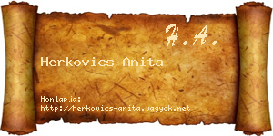 Herkovics Anita névjegykártya